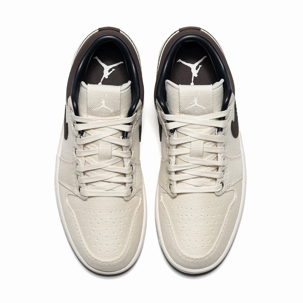 Air Jordan 1 Low Premium 'Pale Ivory Baroque Brown' Cushioned Step