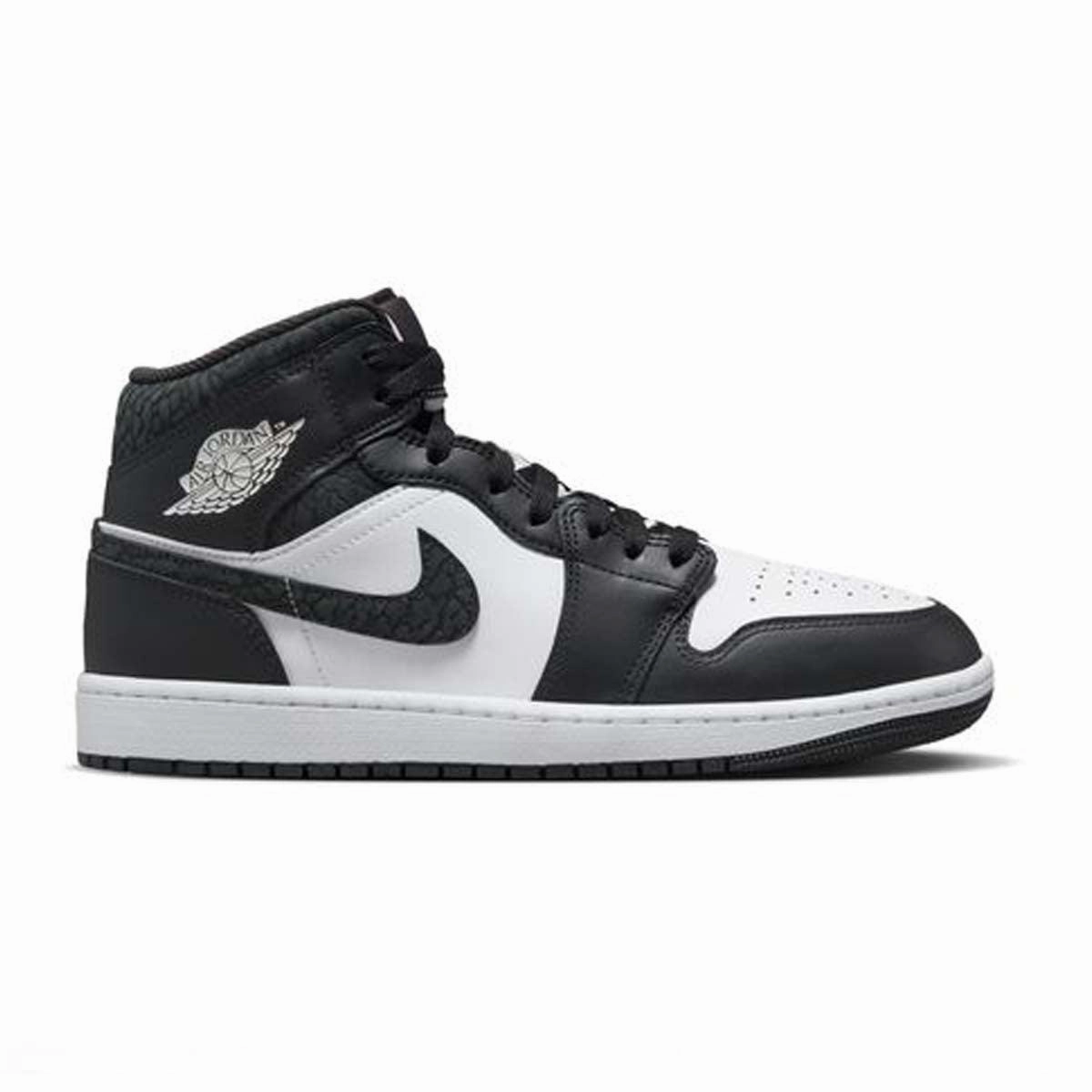 Air Jordan 1 Mid SE 'Panda Elephant' Padded Tongue Step Comfort