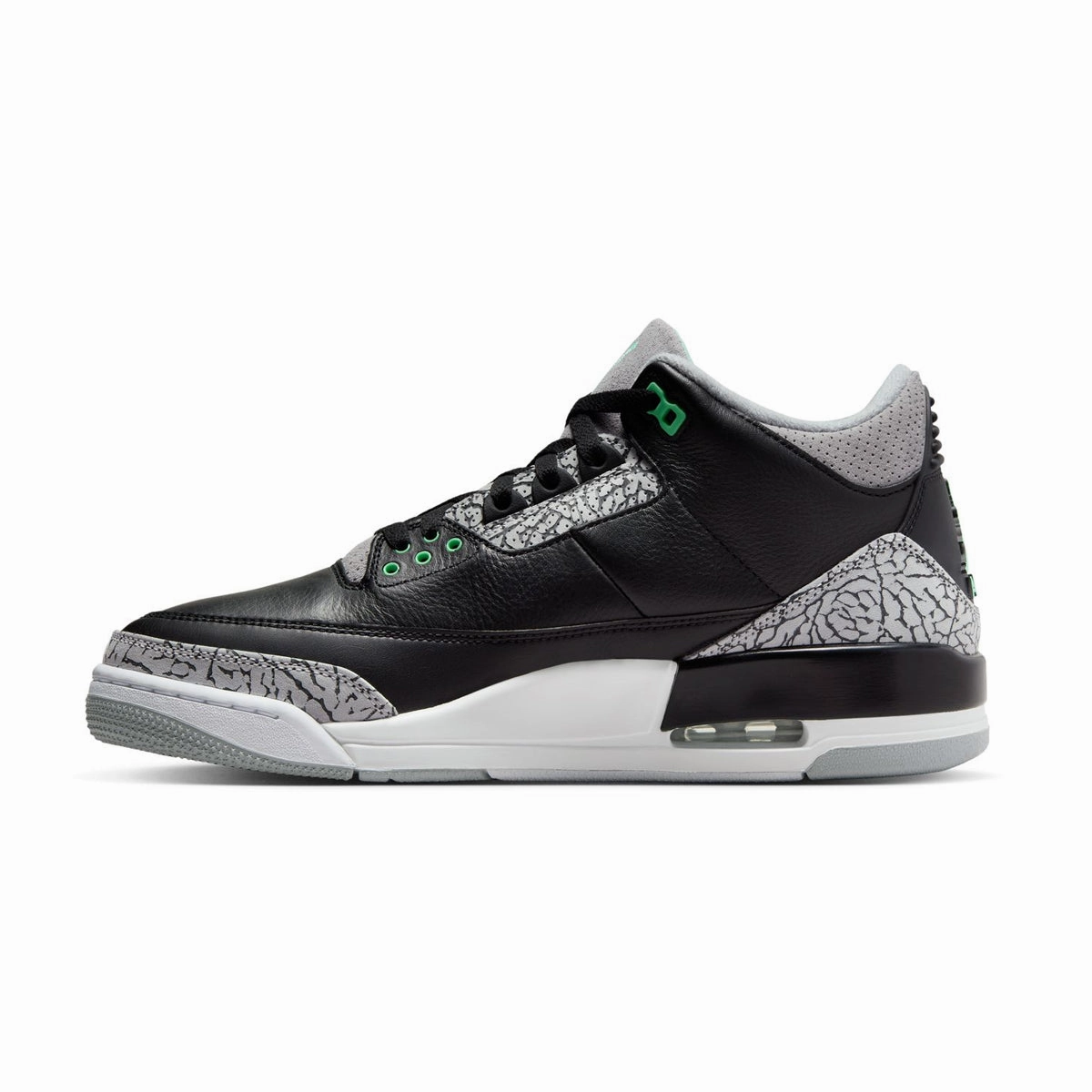 Air Jordan 3 Retro 'Green Glow' All-Purpose Style
