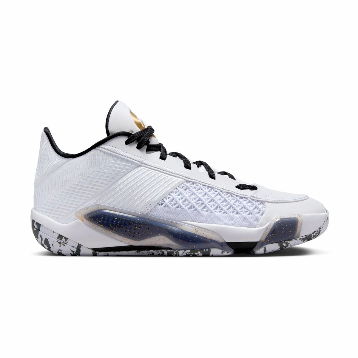 Lightweight Support Air Jordan XXXVIII Low PF 'White Black'