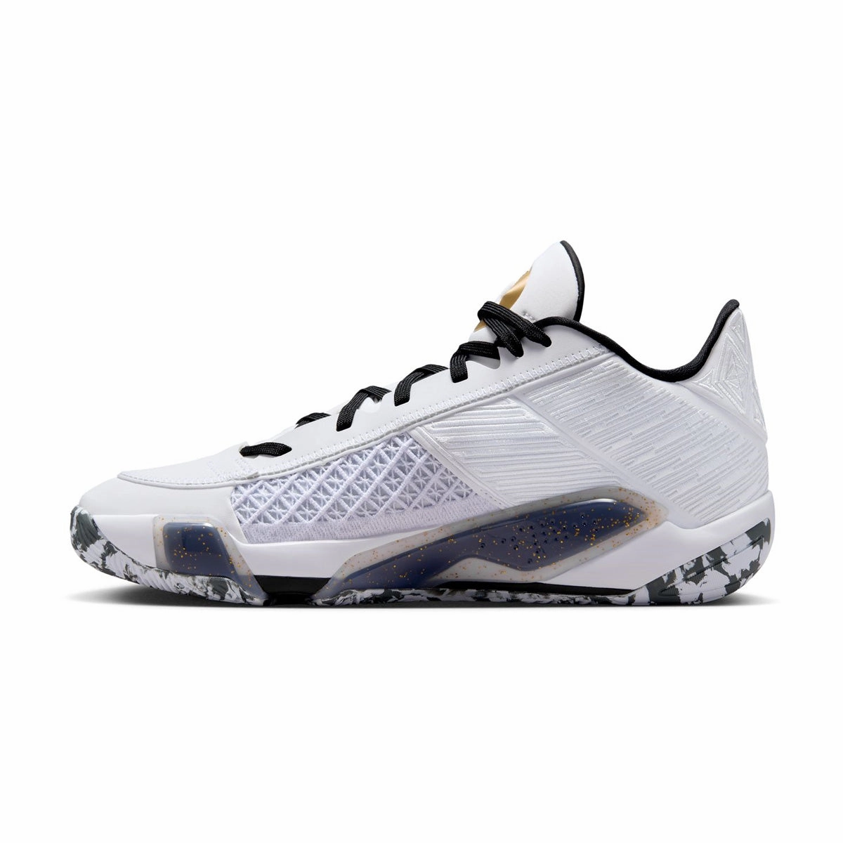 Air Jordan XXXVIII Low PF 'White Black' Secure fit