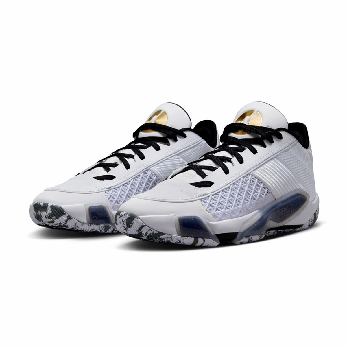Air Jordan XXXVIII Low PF 'White Black' Secure fit