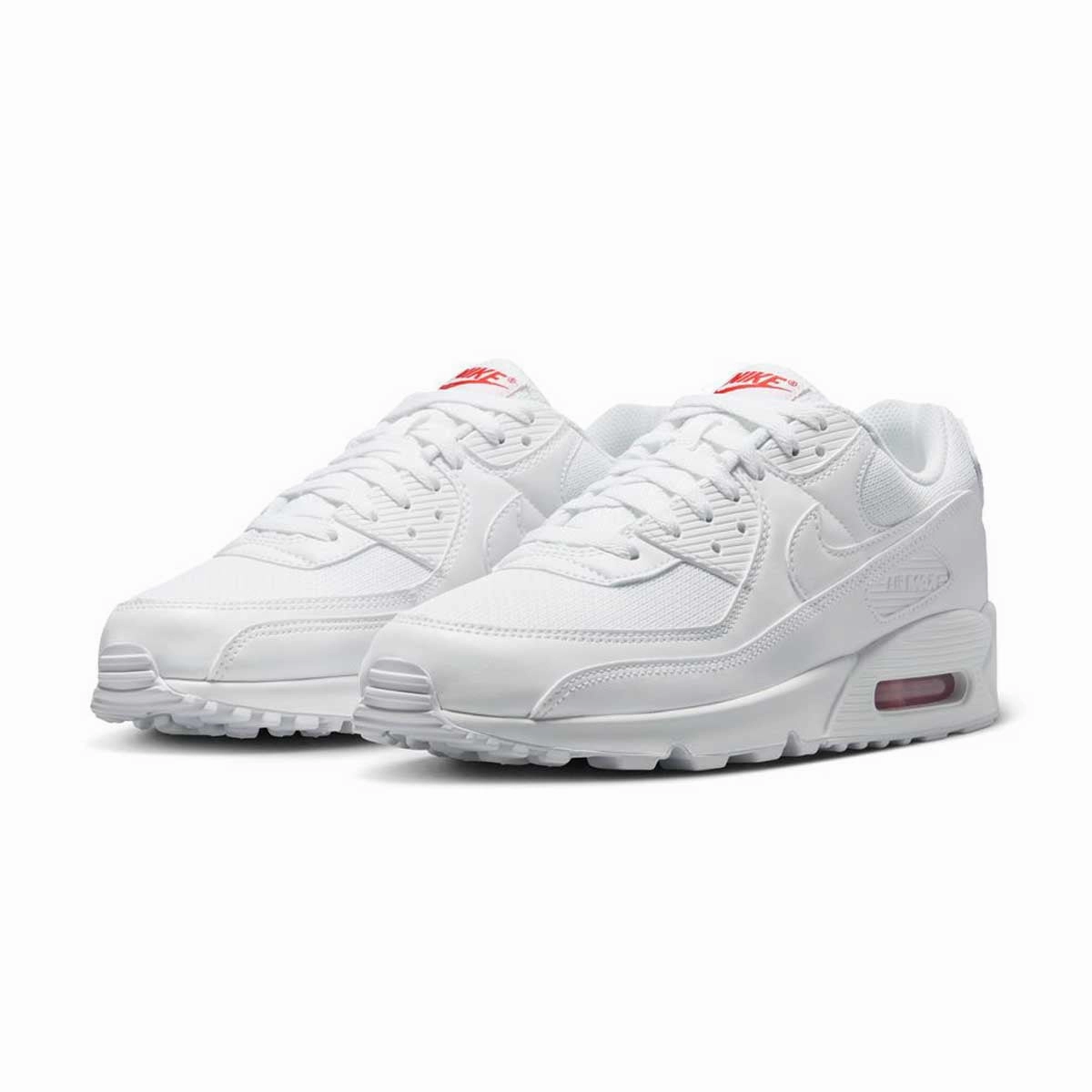 Air Max 90 'White Light Crimson' Quick Step Move Glide-Out