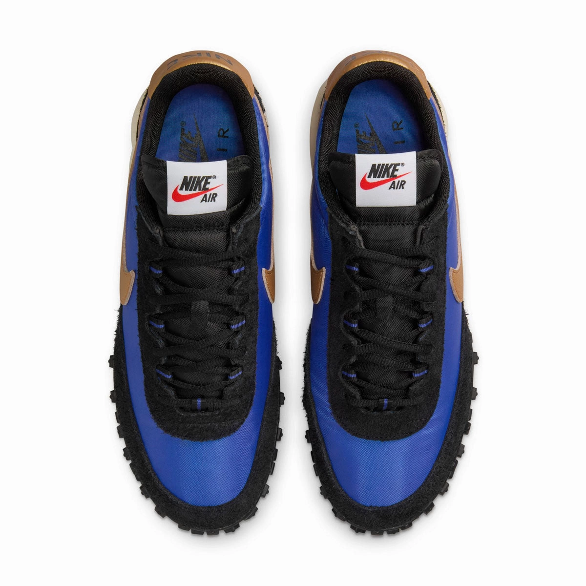 Air Max Waffle SP 'Black Hyper Blue' Sporty lining