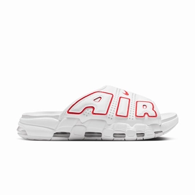 Air More Uptempo Slide 'White Red' Power Step Street Grip