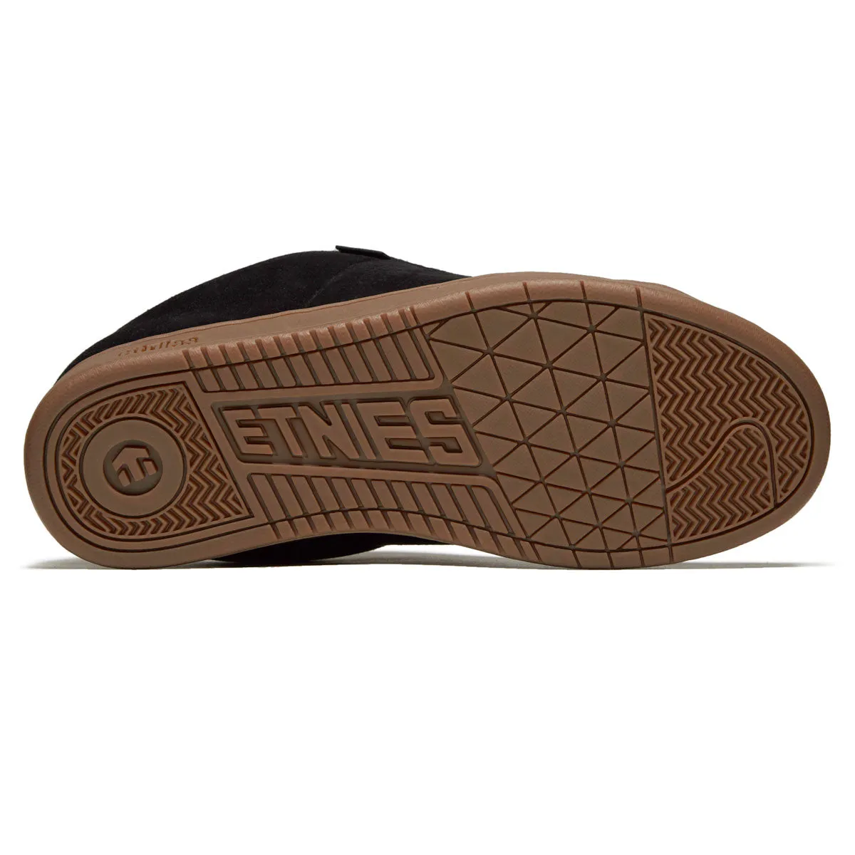 All Day Etnies Kingpin Shoes - Black/Dark Grey/Gum