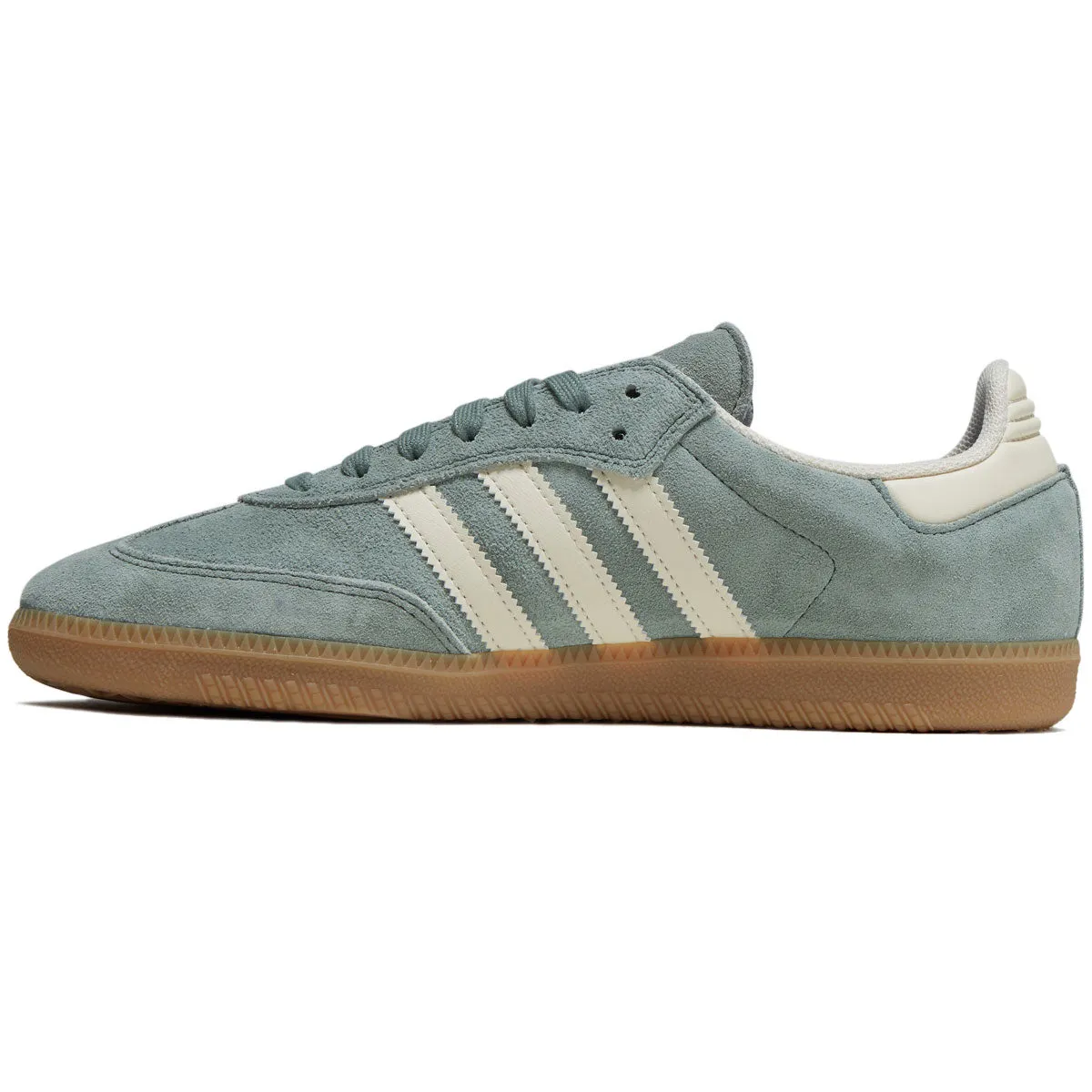 All Day Fit Adidas Samba Adv Shoes - Silver Green/Wonder Wheat/Gold Metallic