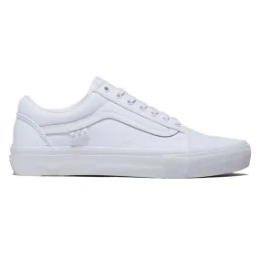 Vans Skate Old Skool Shoes - Canvas True White Ventilated Design