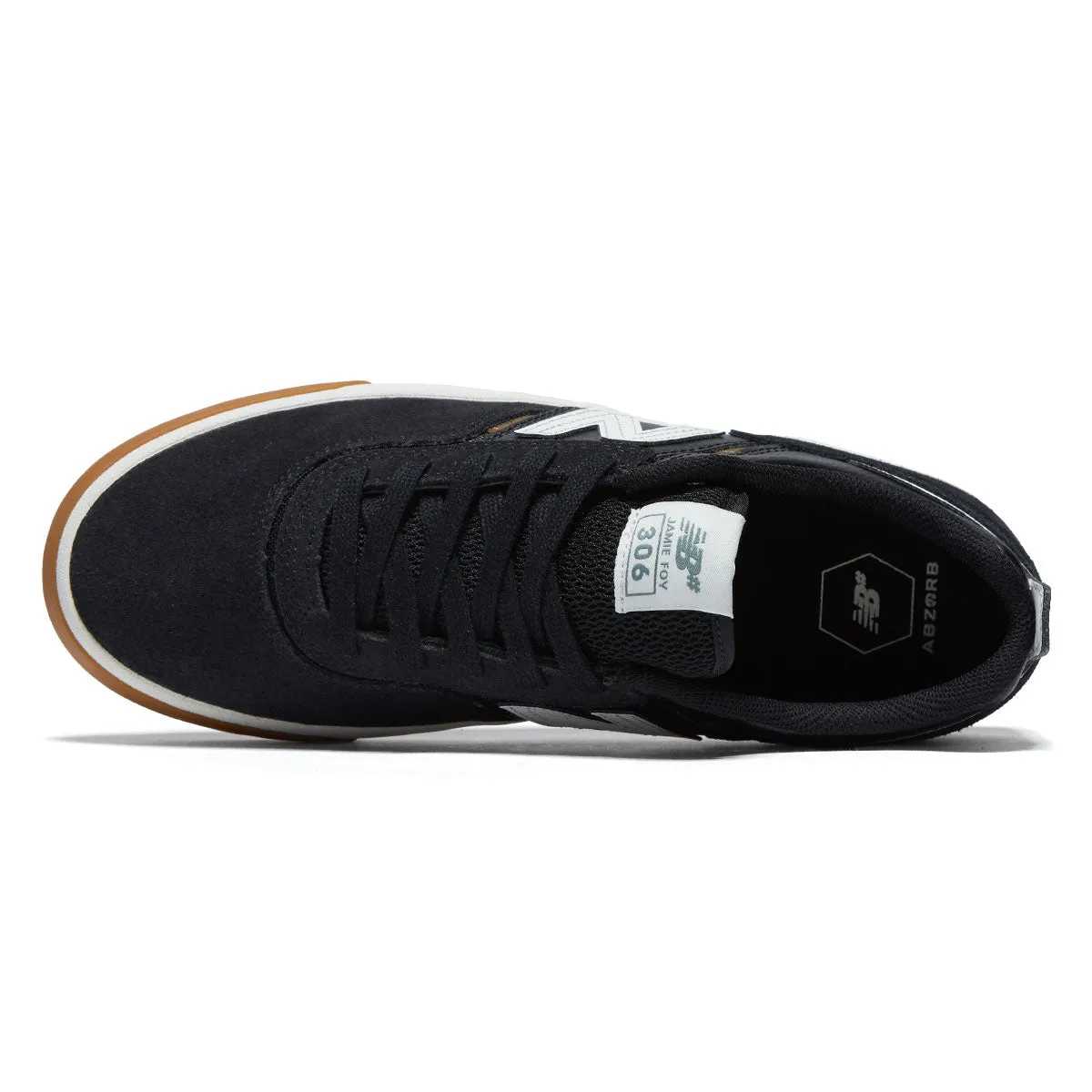 All Day Wear New Balance 306 Foy Shoes - Black/White Suede