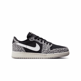 Support Cushion Kid's Air Jordan 1 Retro Low OG 'Black Elephant'