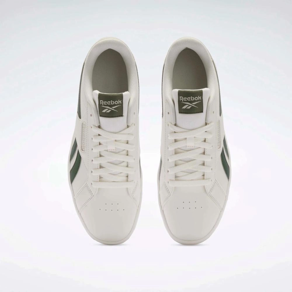 All-Purpose Reebok Footwear Men Reebok Court Retro Shoes CHALK/CHALK/BREAKAWAYGREEN