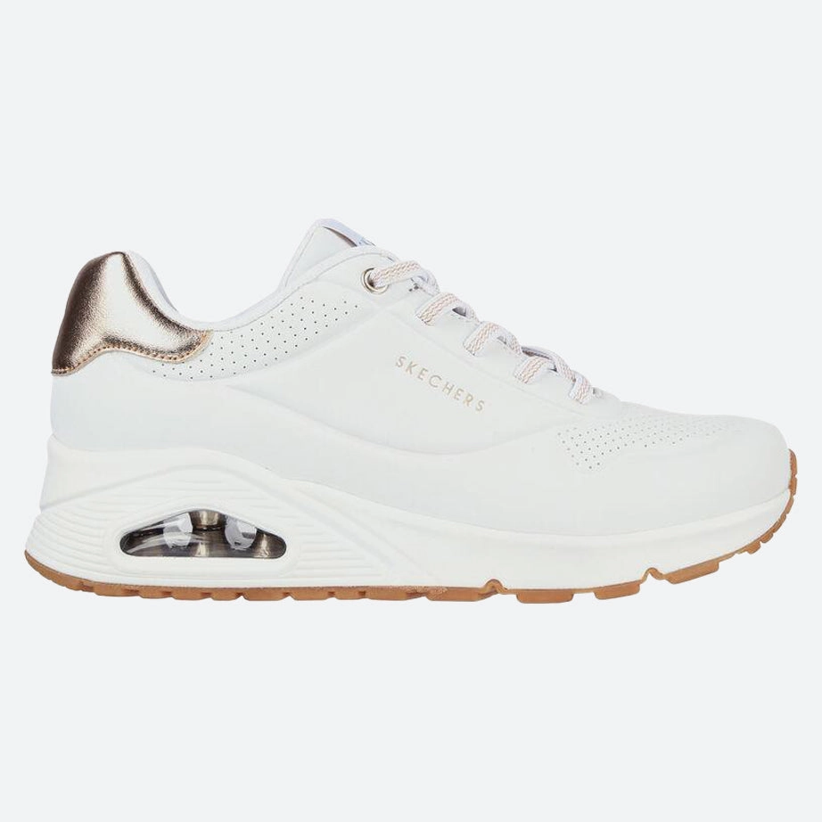 All-purpose stability Women's Wide Fit Skechers 155196 Uno Shimmer Away Sneakers