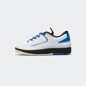 Responsive cushioning Womens Air Jordan 2 Retro Low - White/Varsity Royal-Black-Muslin