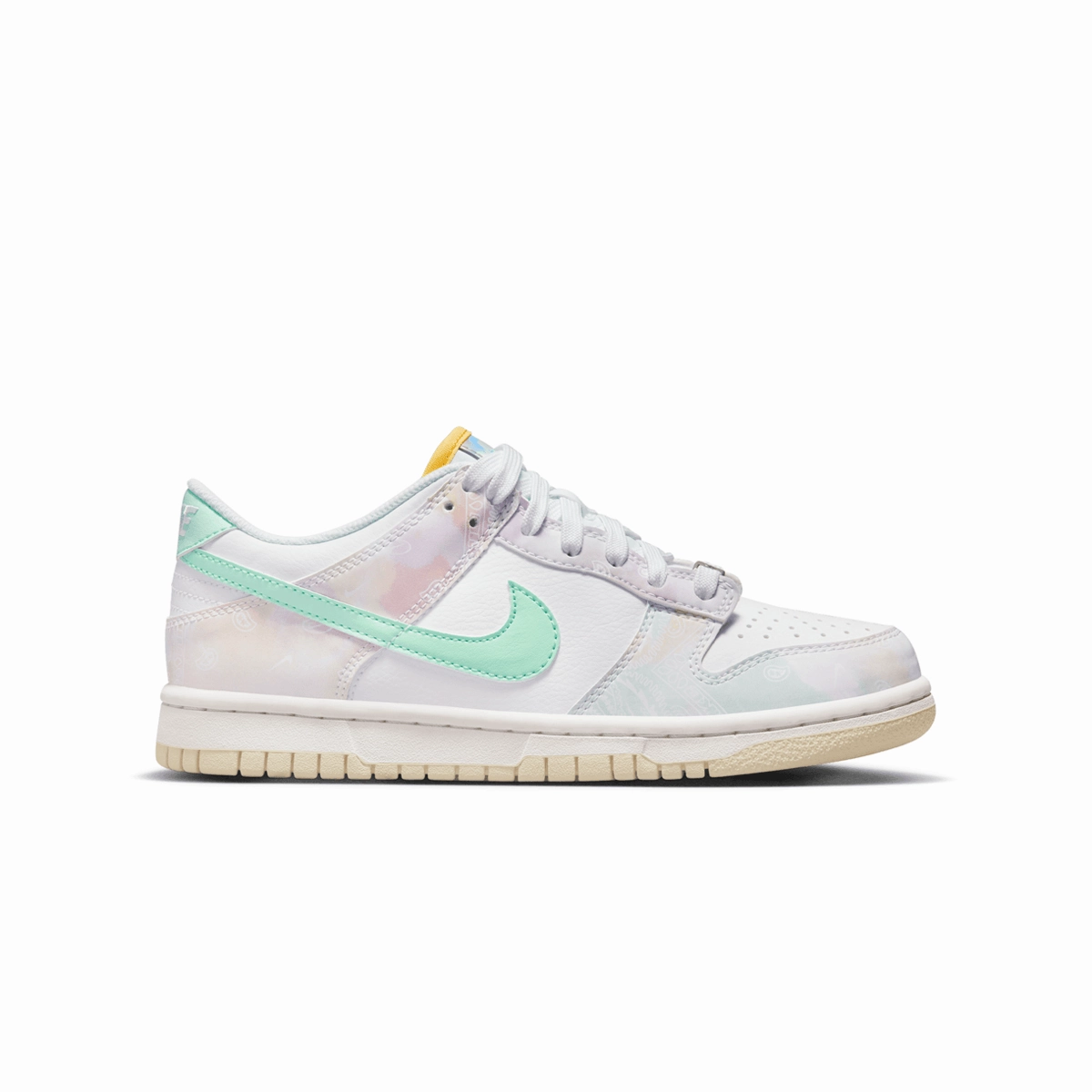 Chic Street Versatile Design Kid's Dunk Low 'Pastel Paisley'