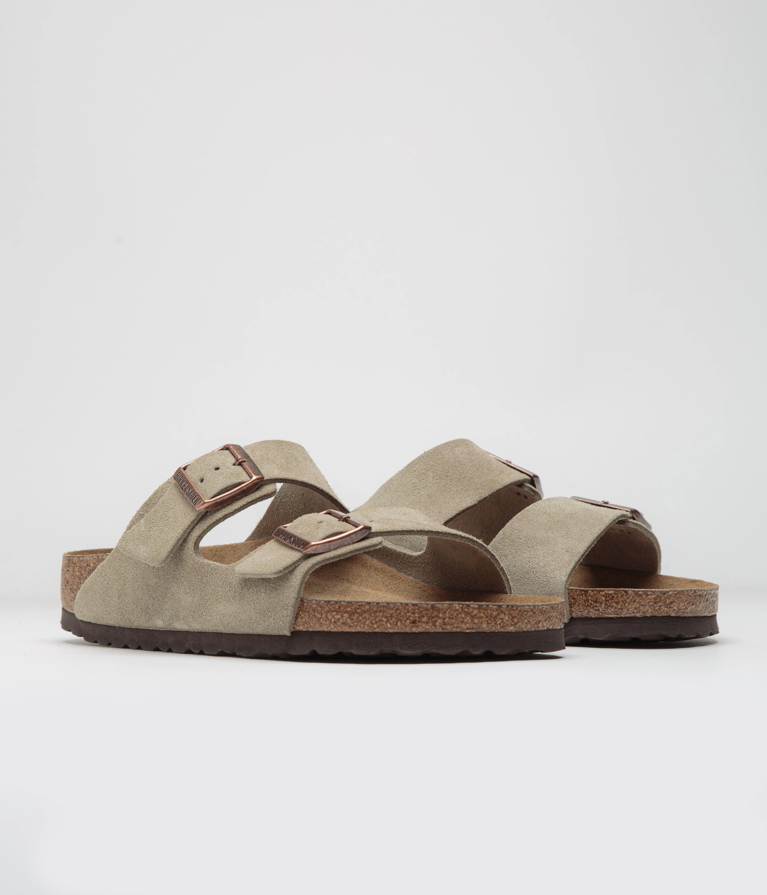 Birkenstock Arizona BS Narrow Sandals - Taupe Comfort Wear