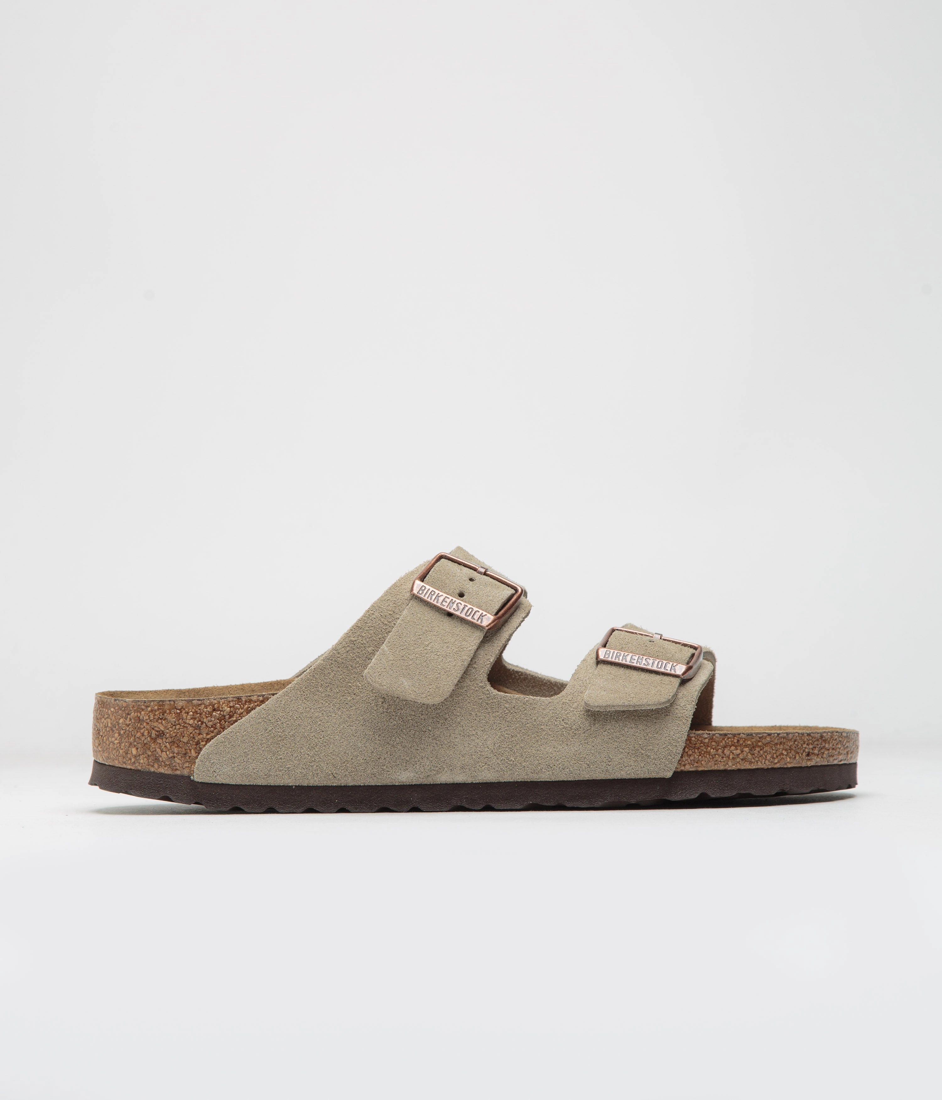 Birkenstock Arizona BS Narrow Sandals - Taupe Pure Lifestyle Sandals Summer Comfort Slides
