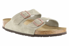 Versatile Sandals Outdoor Slides Birkenstock Arizona Soft Footbed Suede Leather Taupe
