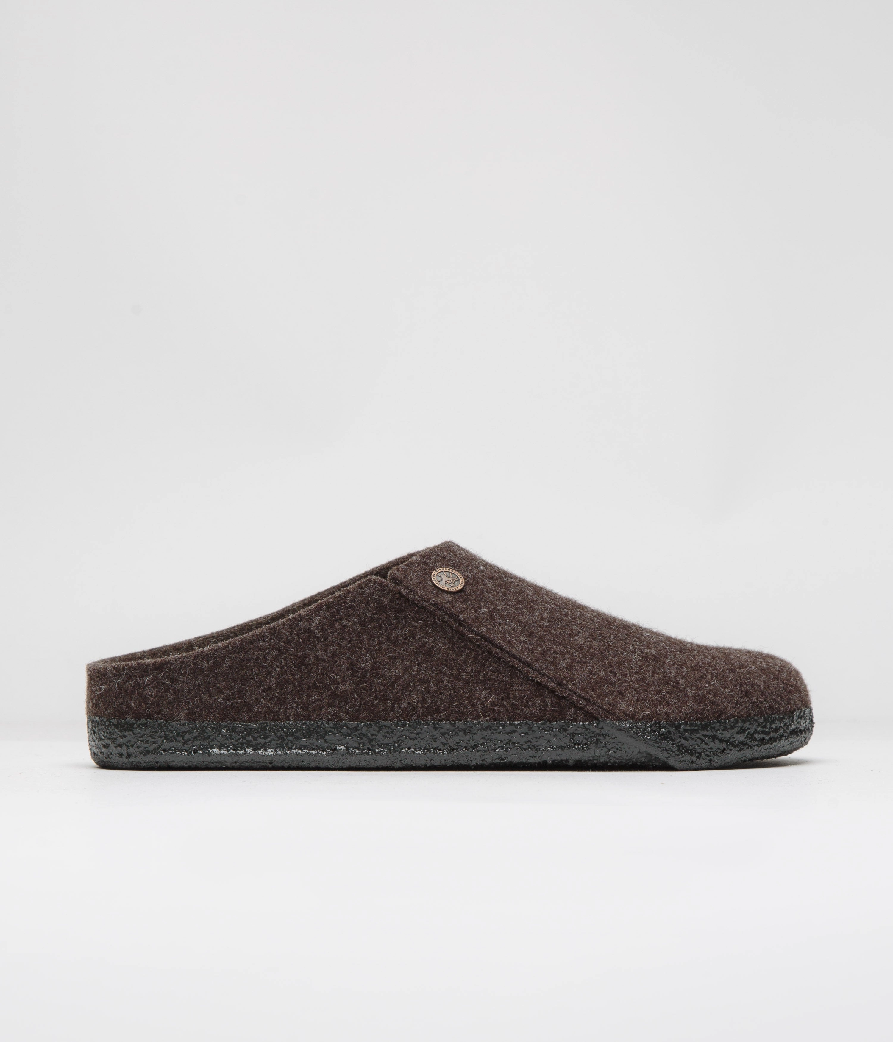 Birkenstock Zermatt Shearling Felt Slippers - Mocha Simple Lifestyle Slides