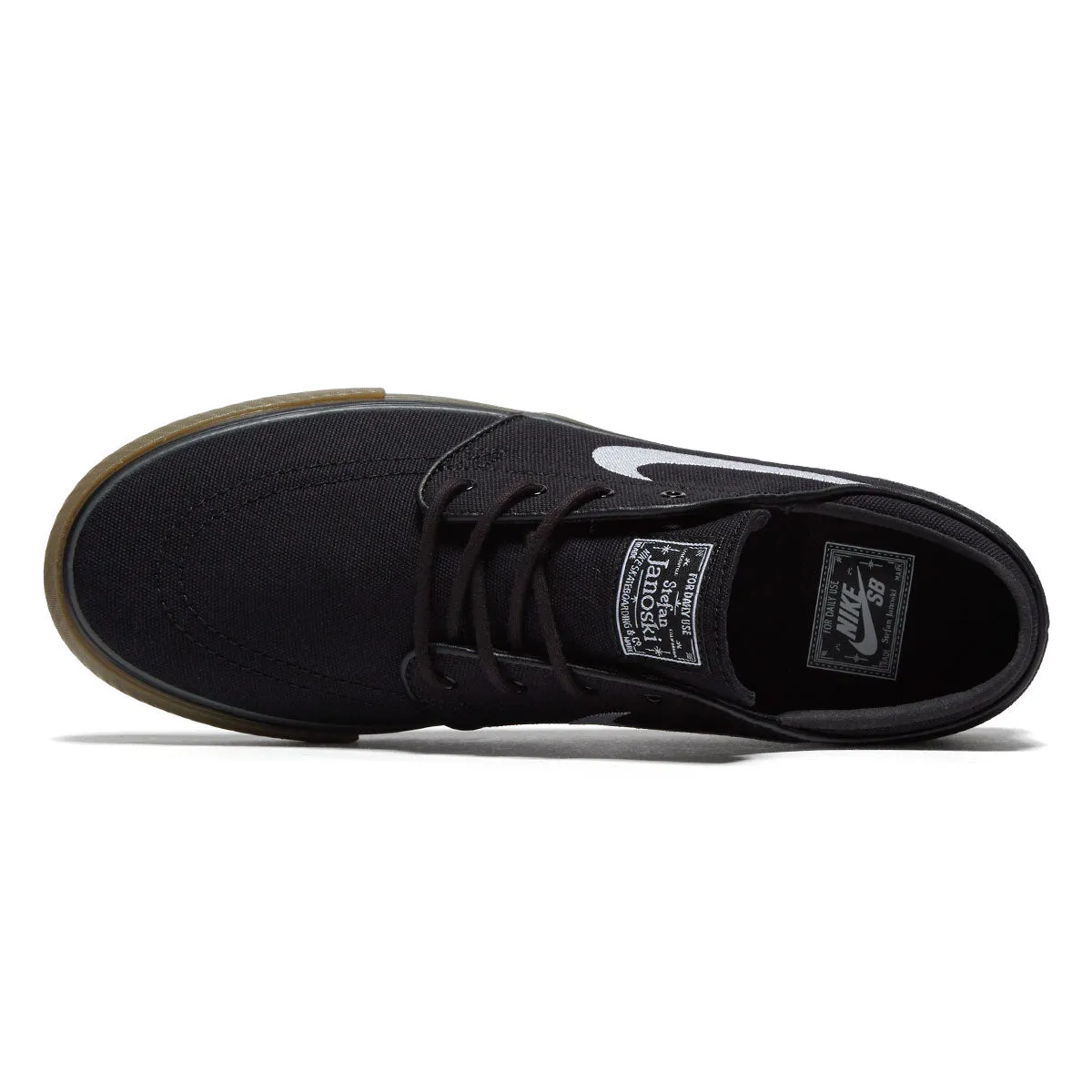 Board Comfort Nike SB Zoom Janoski OG  Canvas Shoes - Black/White/Black/White