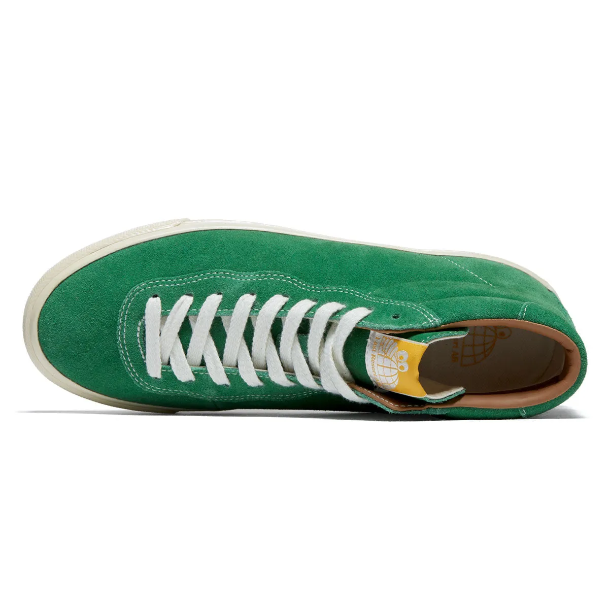 Board Power Last Resort AB VM001 Suede Hi Shoes - Kelly Green/White