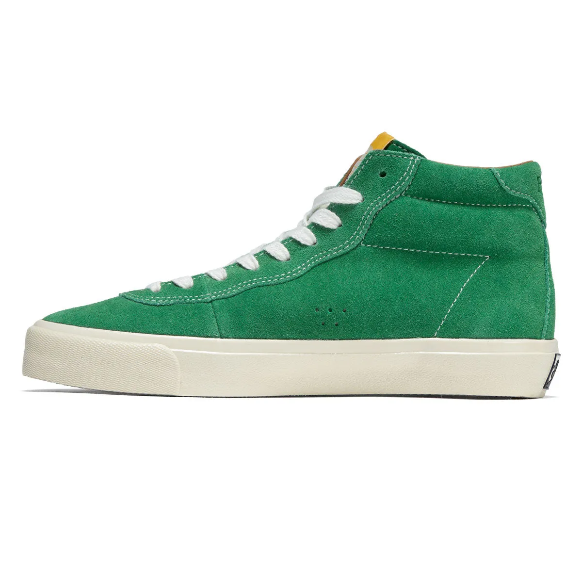 Board Power Last Resort AB VM001 Suede Hi Shoes - Kelly Green/White
