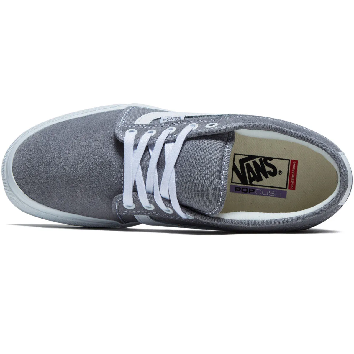 Bold Wear Vans Skate Chukka Low Sidestripe Shoes - Light Grey