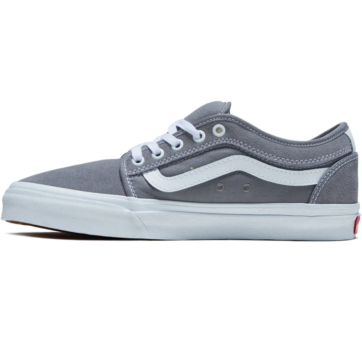 Bold Wear Vans Skate Chukka Low Sidestripe Shoes - Light Grey