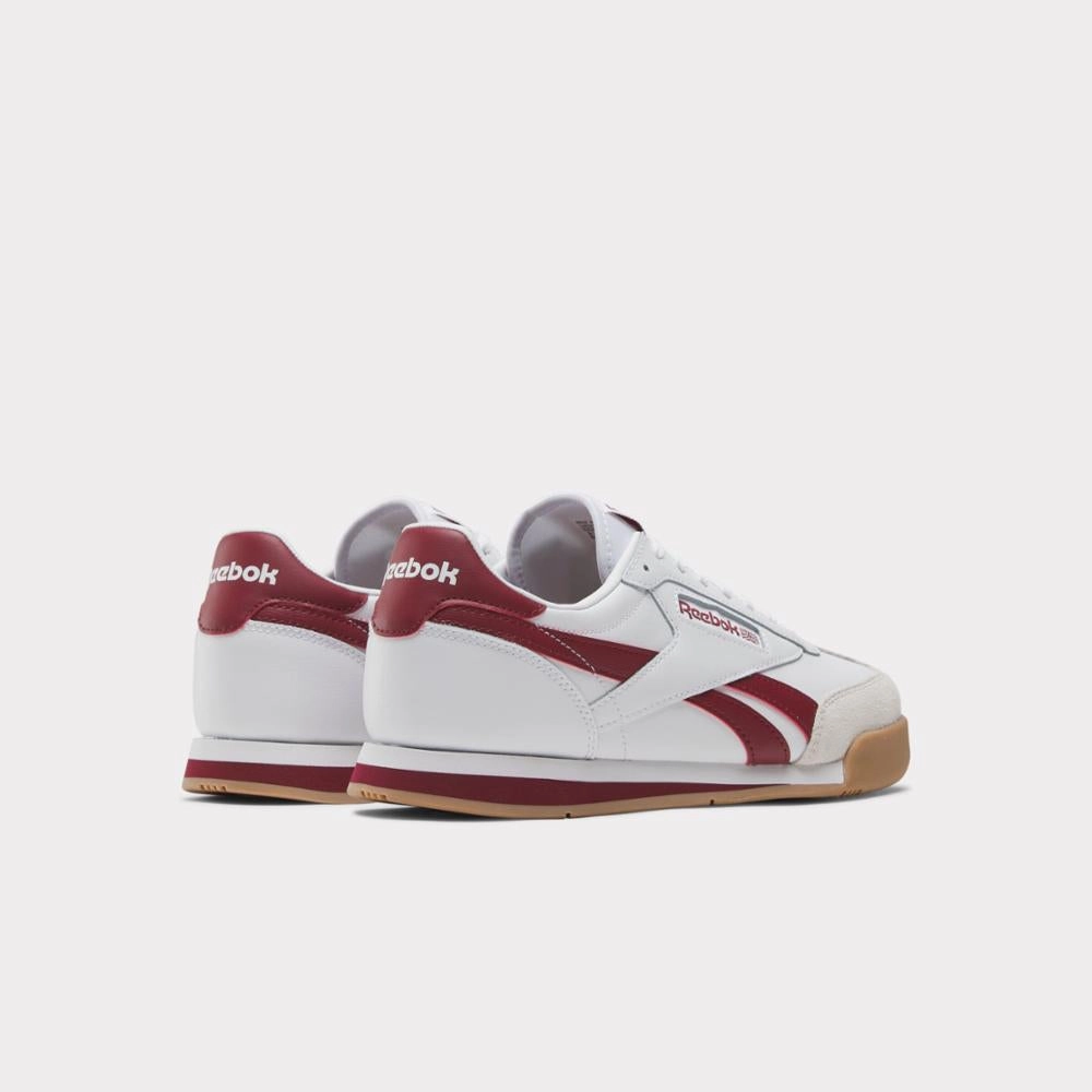 Bold Breeze Reebok Footwear Men Campio XT Shoes FTWRWHITE/BURGUNDY/RBKGUM04