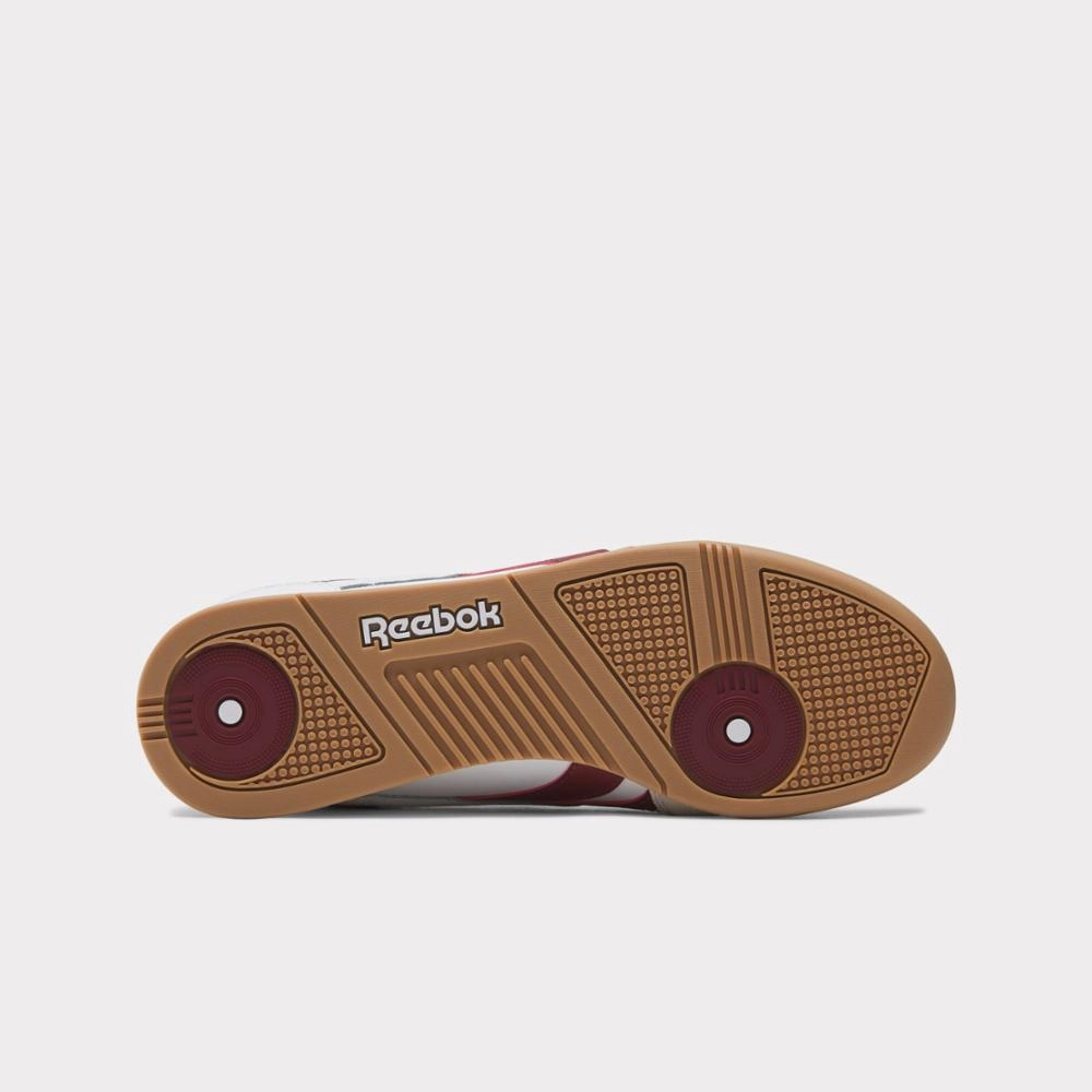 Bold Breeze Reebok Footwear Men Campio XT Shoes FTWRWHITE/BURGUNDY/RBKGUM04