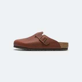 Boston - Ginger Brown Embossed Natural Leather Flex Comfort