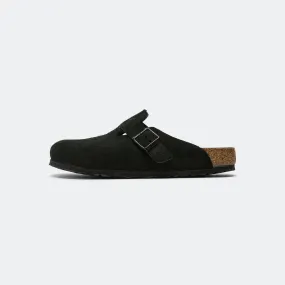 Boston SFB - Black Suede Leather Everyday Versatile Footwear Soft Touch
