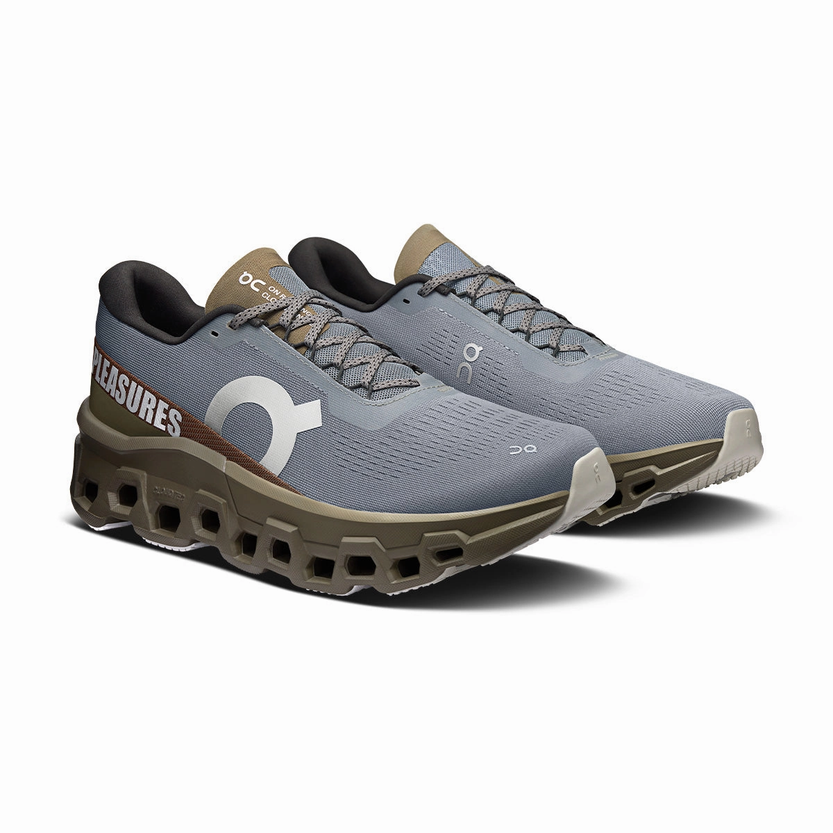 Breathable Fit   PLEASURES   The LOOP Running Supply Cloudmonster 2 'Mist Olive'