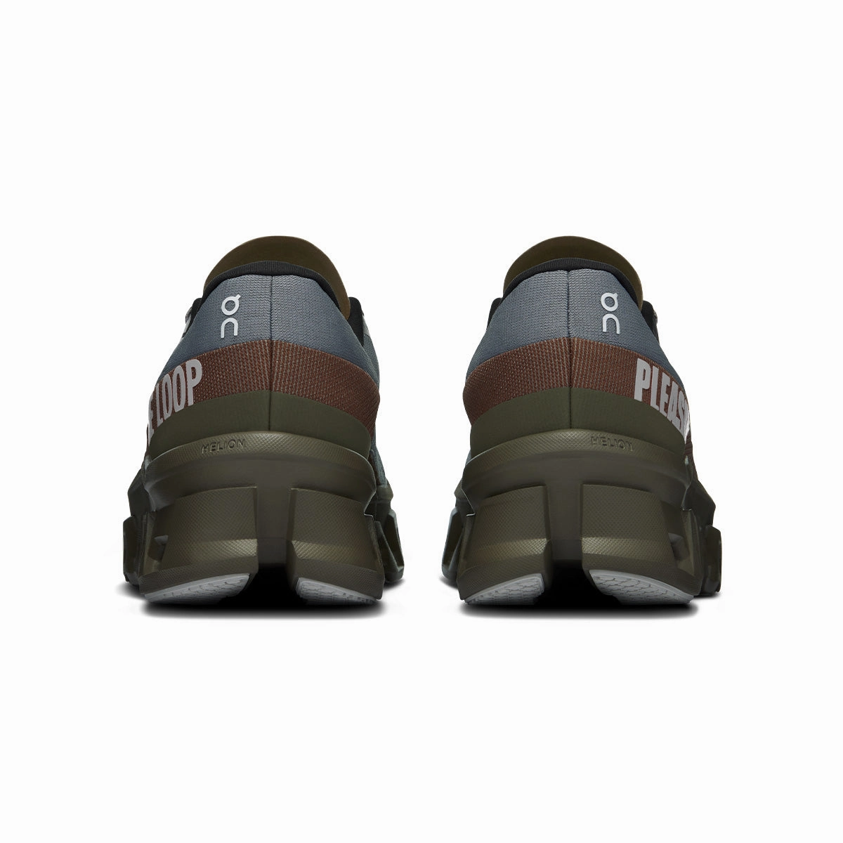 Breathable Fit   PLEASURES   The LOOP Running Supply Cloudmonster 2 'Mist Olive'