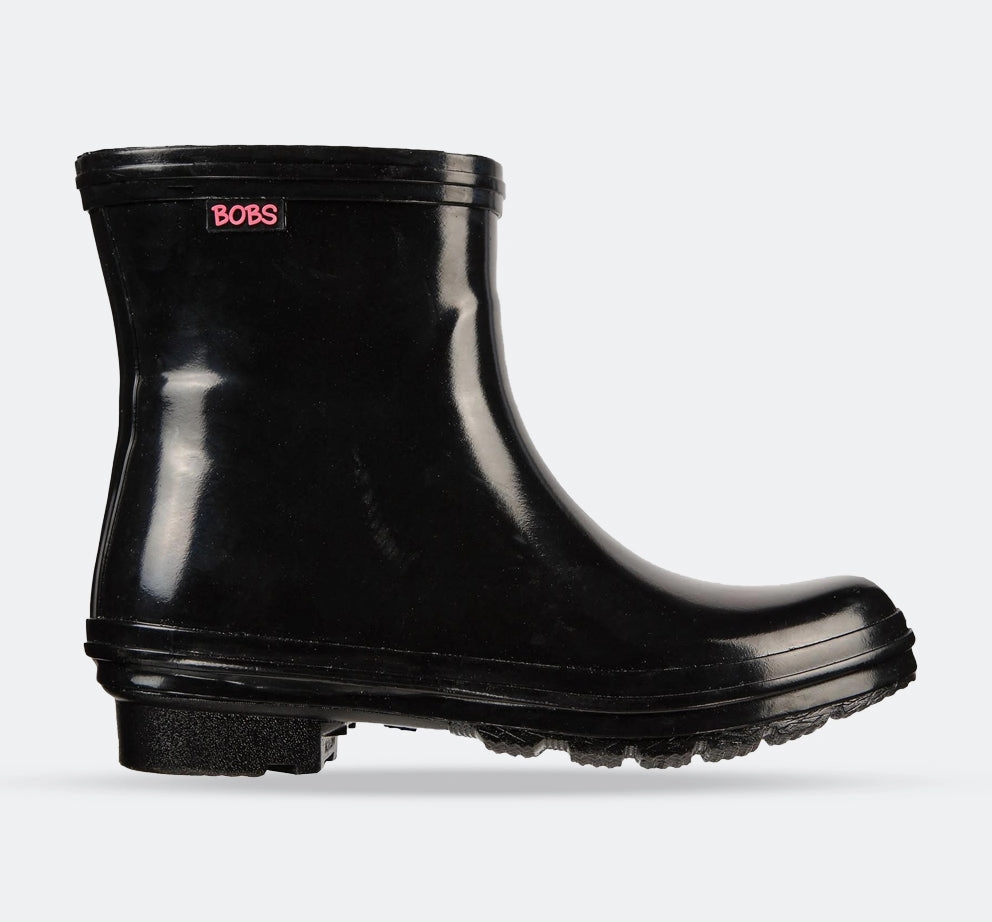 Breathable Form Women's Wide Fit Skechers 113377 Rain Check Neon Puddles Wellingtons Boots