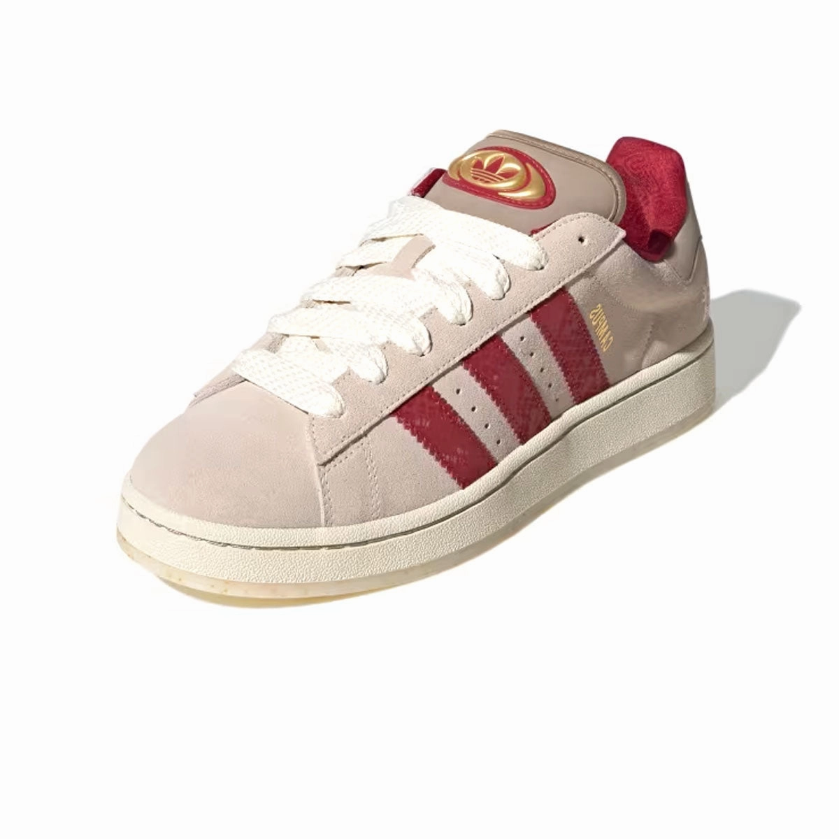Campus CNY 'Active Maroon Cream White' Comfort foam