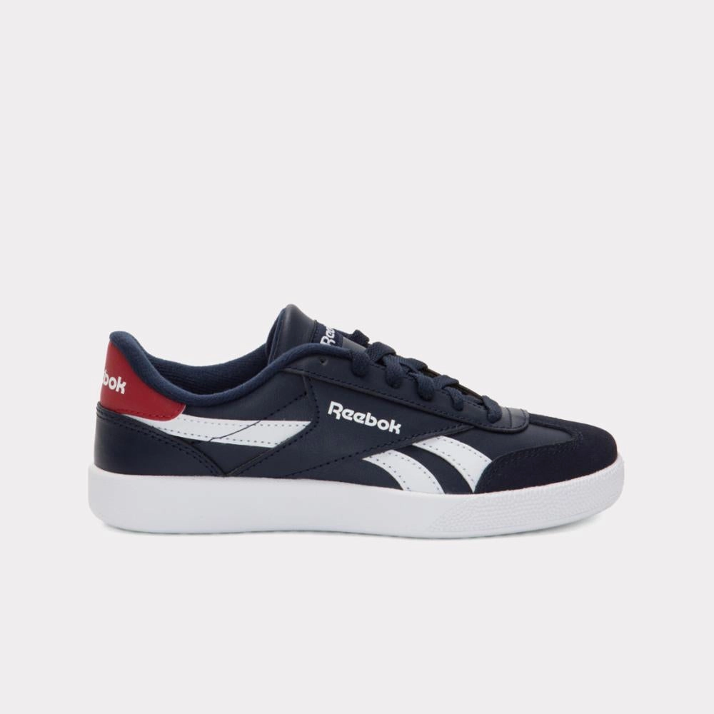 Reebok Footwear Men Smash Edge Shoes NAVY/WHITE/RED Outdoor Footwear