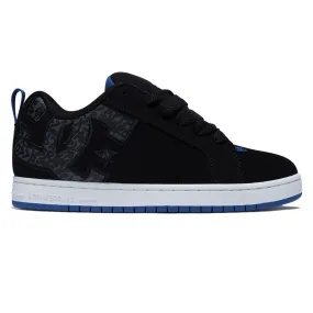 DC Court Graffik Shoes - Black/Blue Street Event