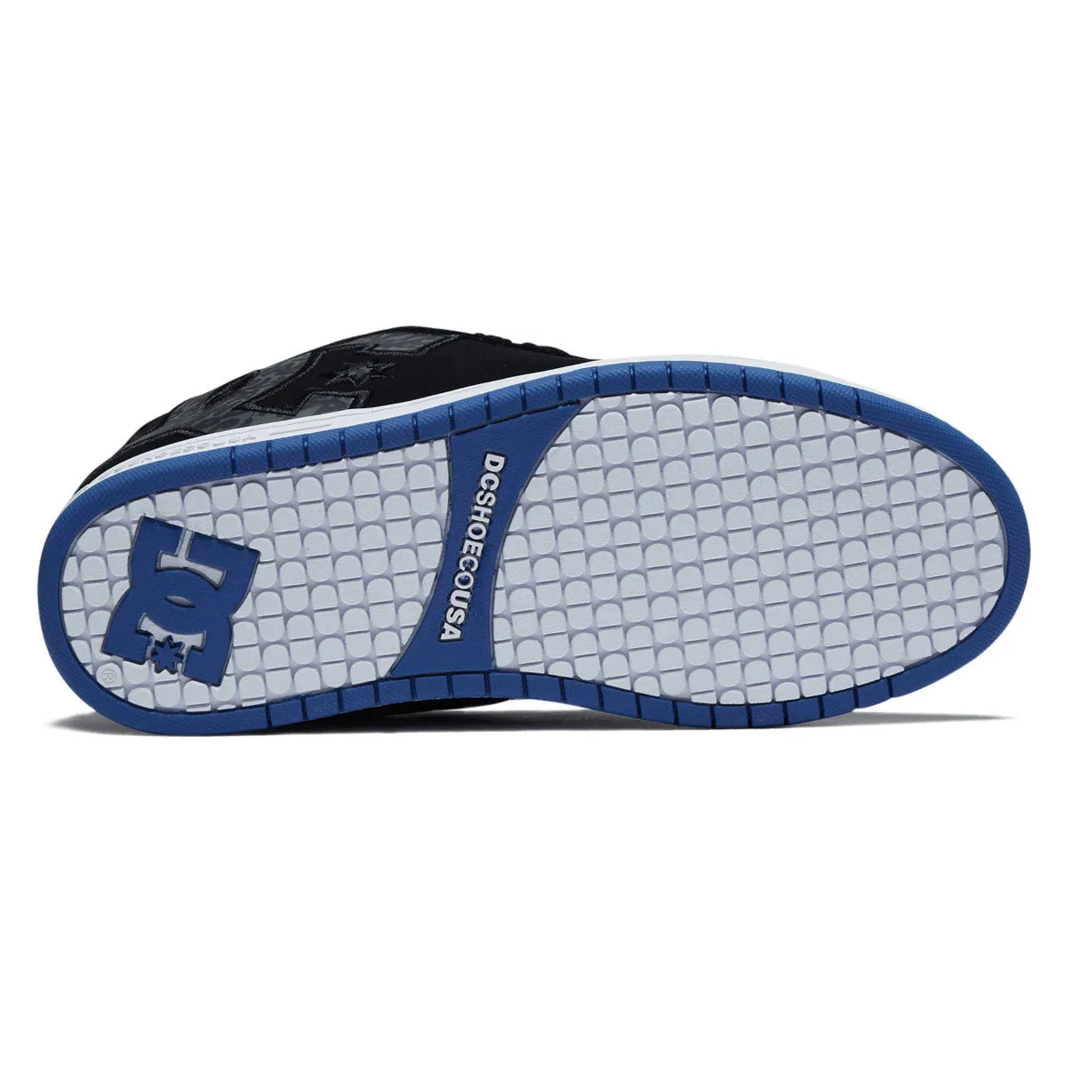 Classic Canvas DC Court Graffik Shoes - Black/Blue