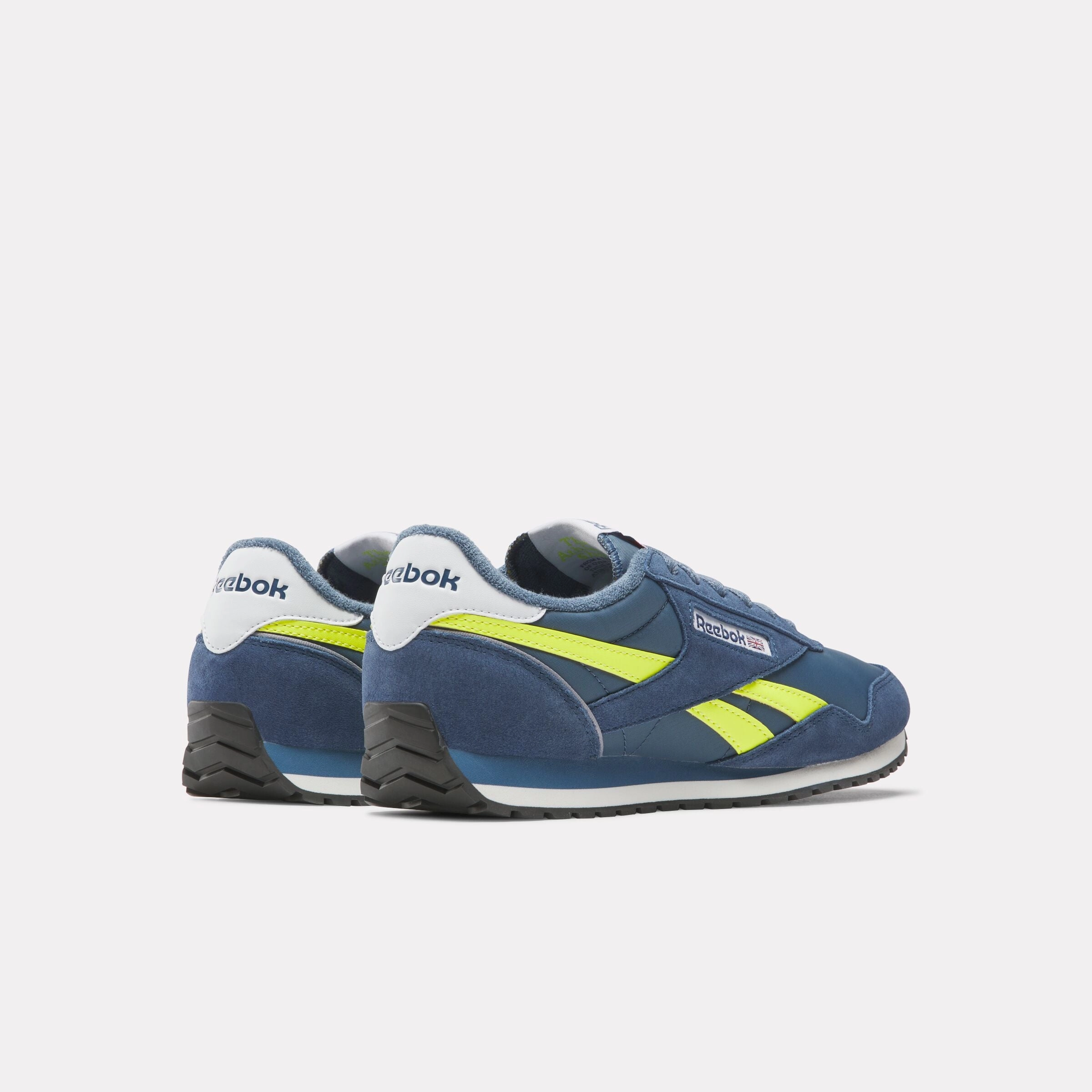 Classic Az Shadow/Batik Blue/Acid Yellow Modern Step Glide Move