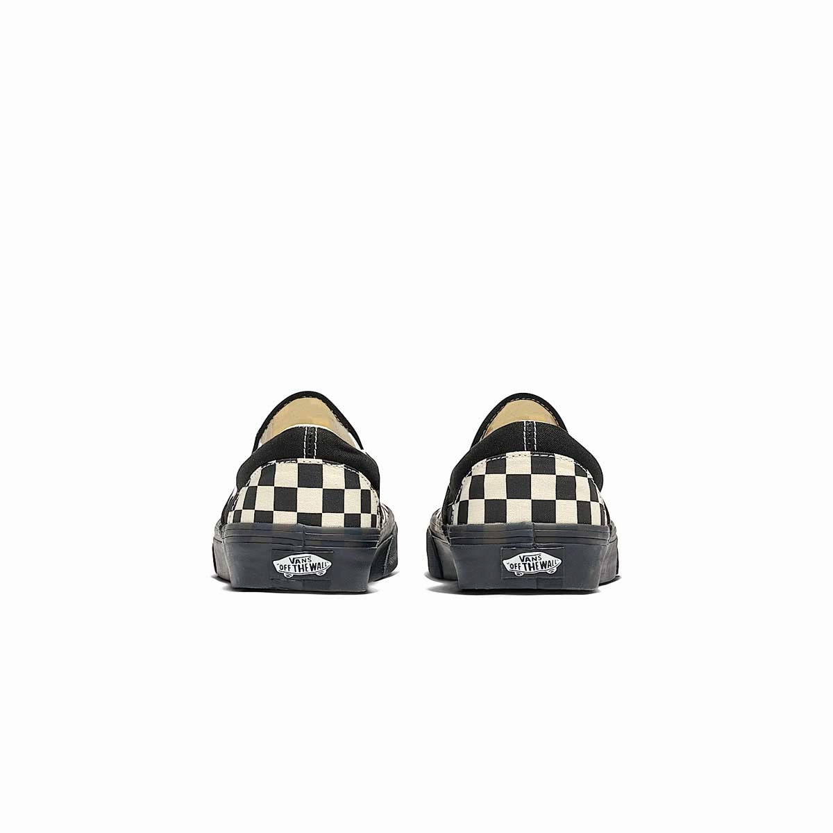 Classic Checkboard Slip-on 'Black White' Urban Step-On Move Comfort Layer