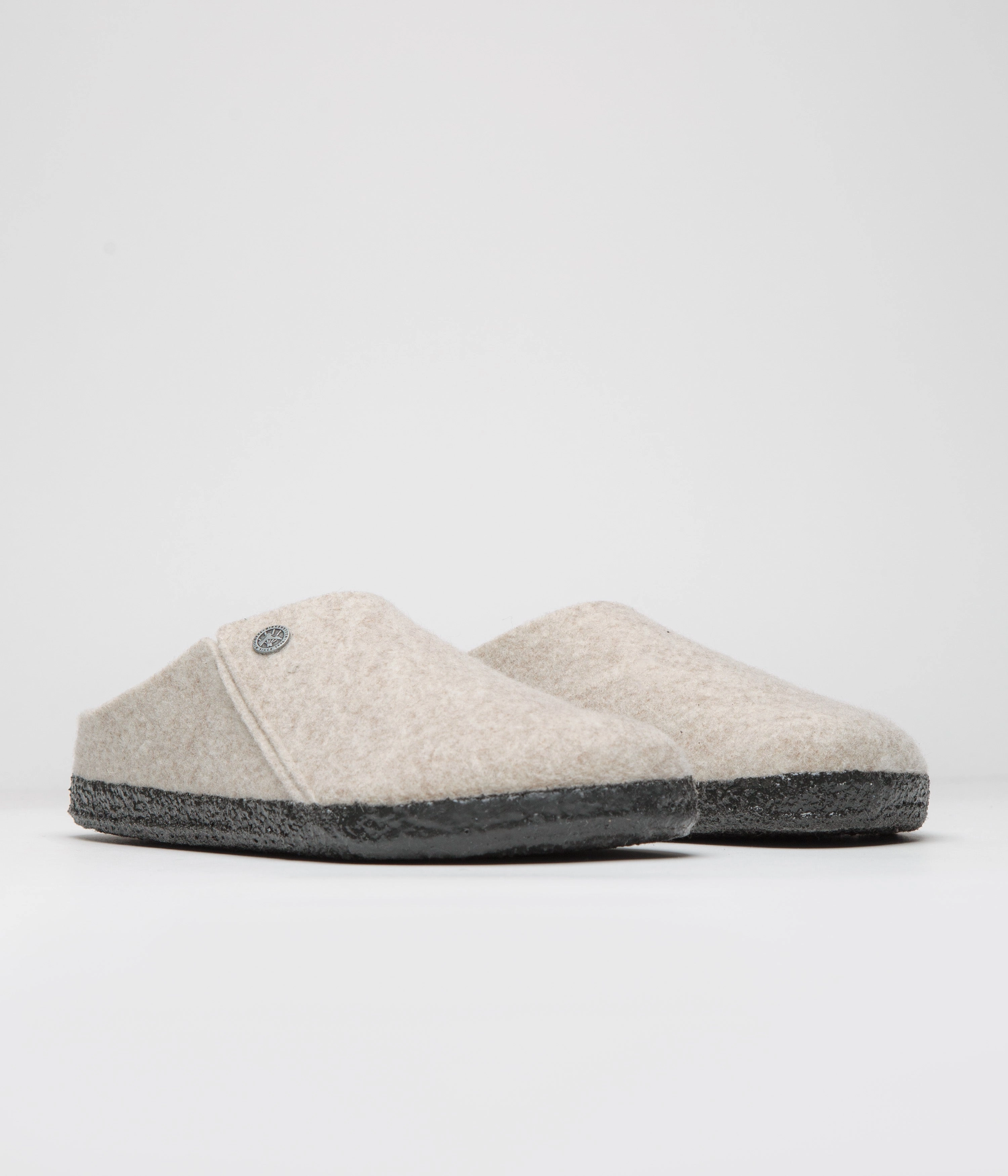 Classic Fit Birkenstock Zermatt Shearling Felt Slippers - Eggnog
