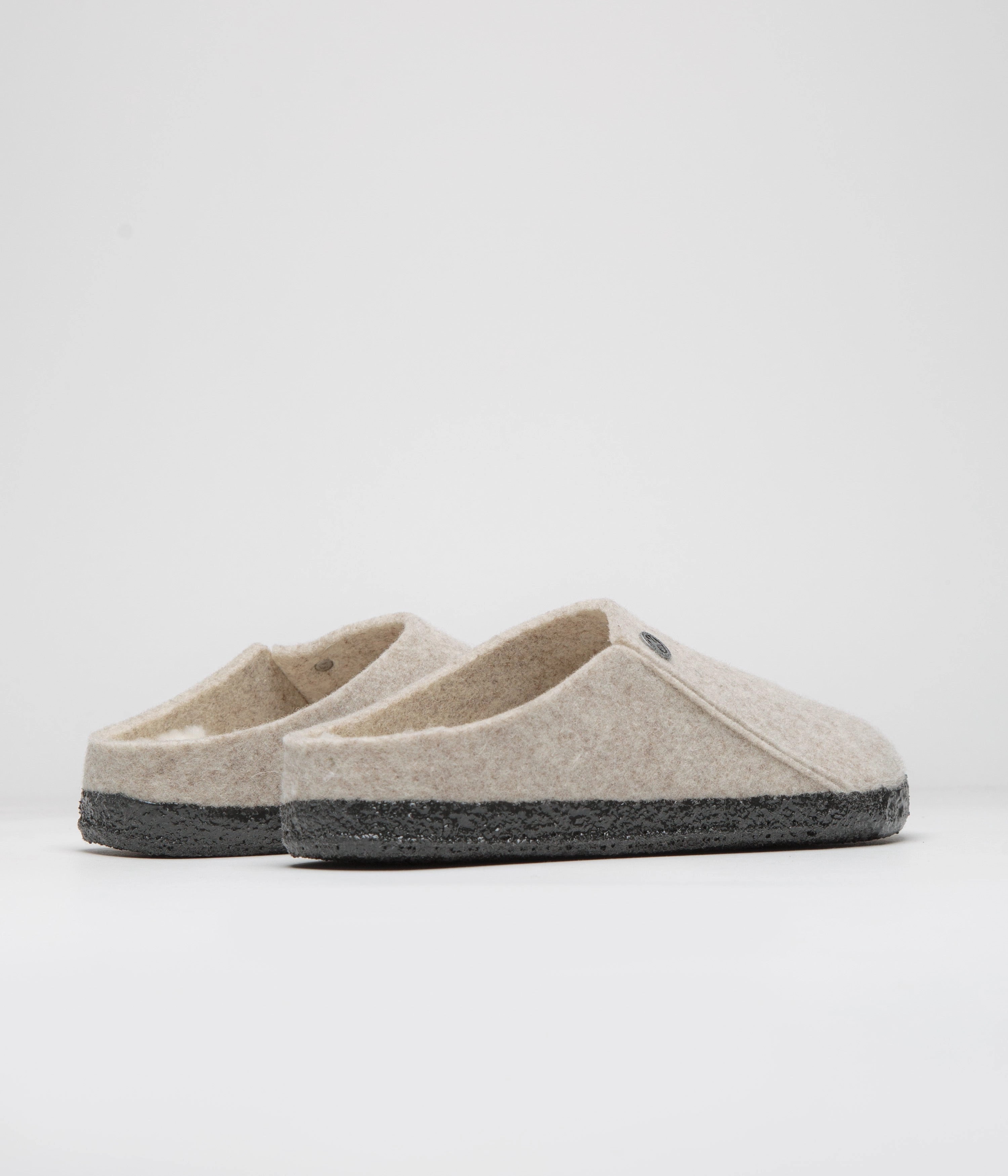 Classic Fit Birkenstock Zermatt Shearling Felt Slippers - Eggnog
