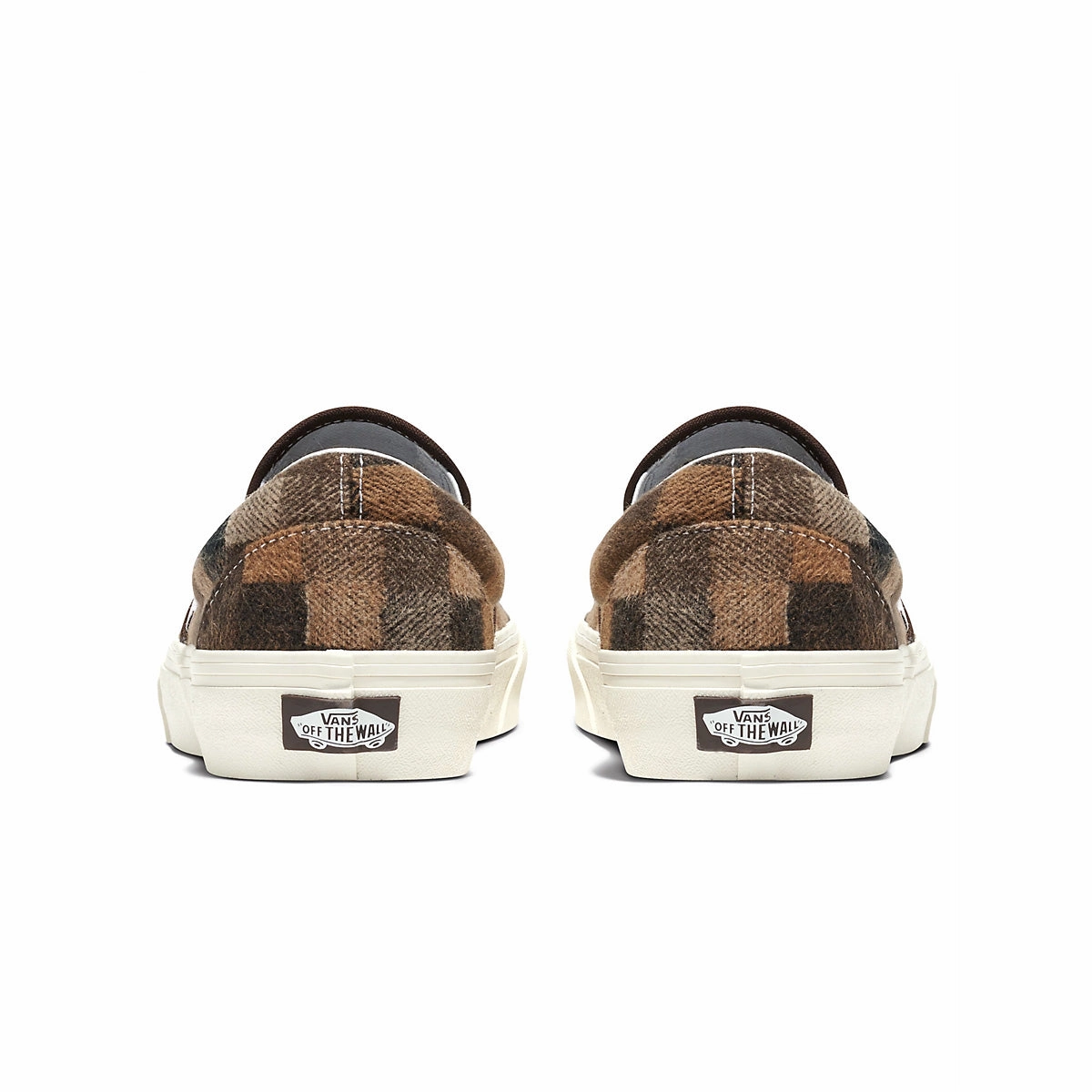 Classic Slip On 'Sweater Check Brown' City Style