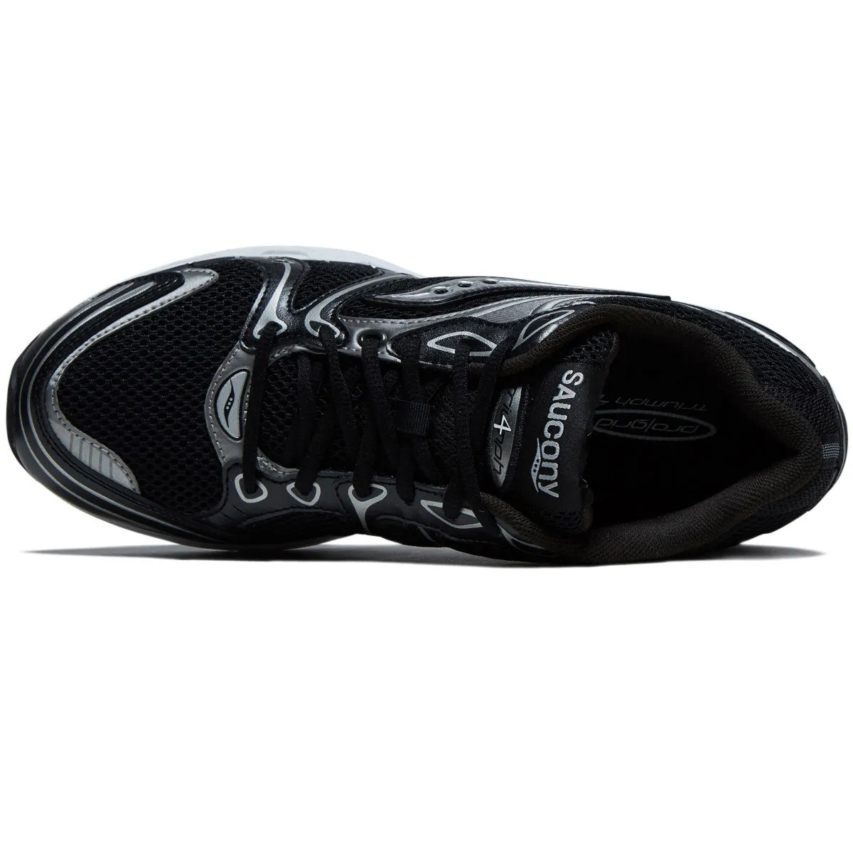 Comfort Boost Midsole Saucony Progrid Triumph 4 Shoes - Black/Silver