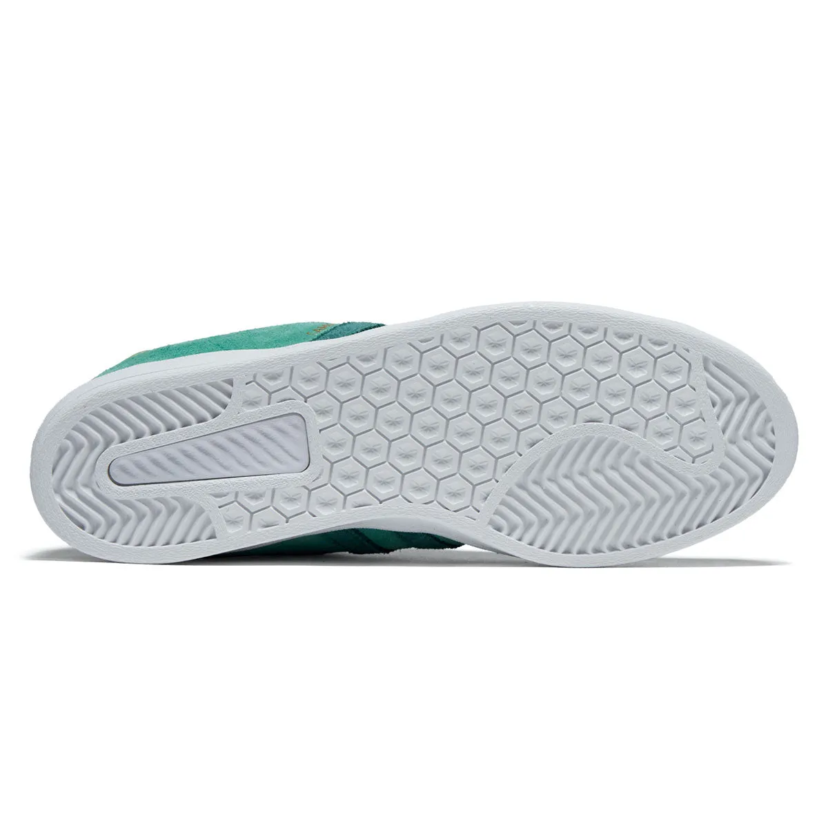 Comfort Feel Adidas Campus Adv Shoes - Court Green/Core Green/Ftwr White