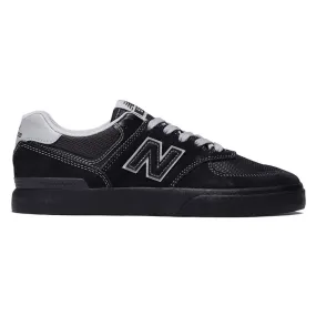 New Balance 574 Vulc Shoes - Black/Black All Rounder Active Action