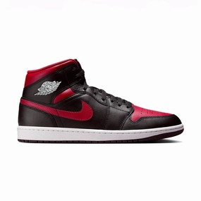 Lounge Ready Air Jordan 1 Mid 'Bred'