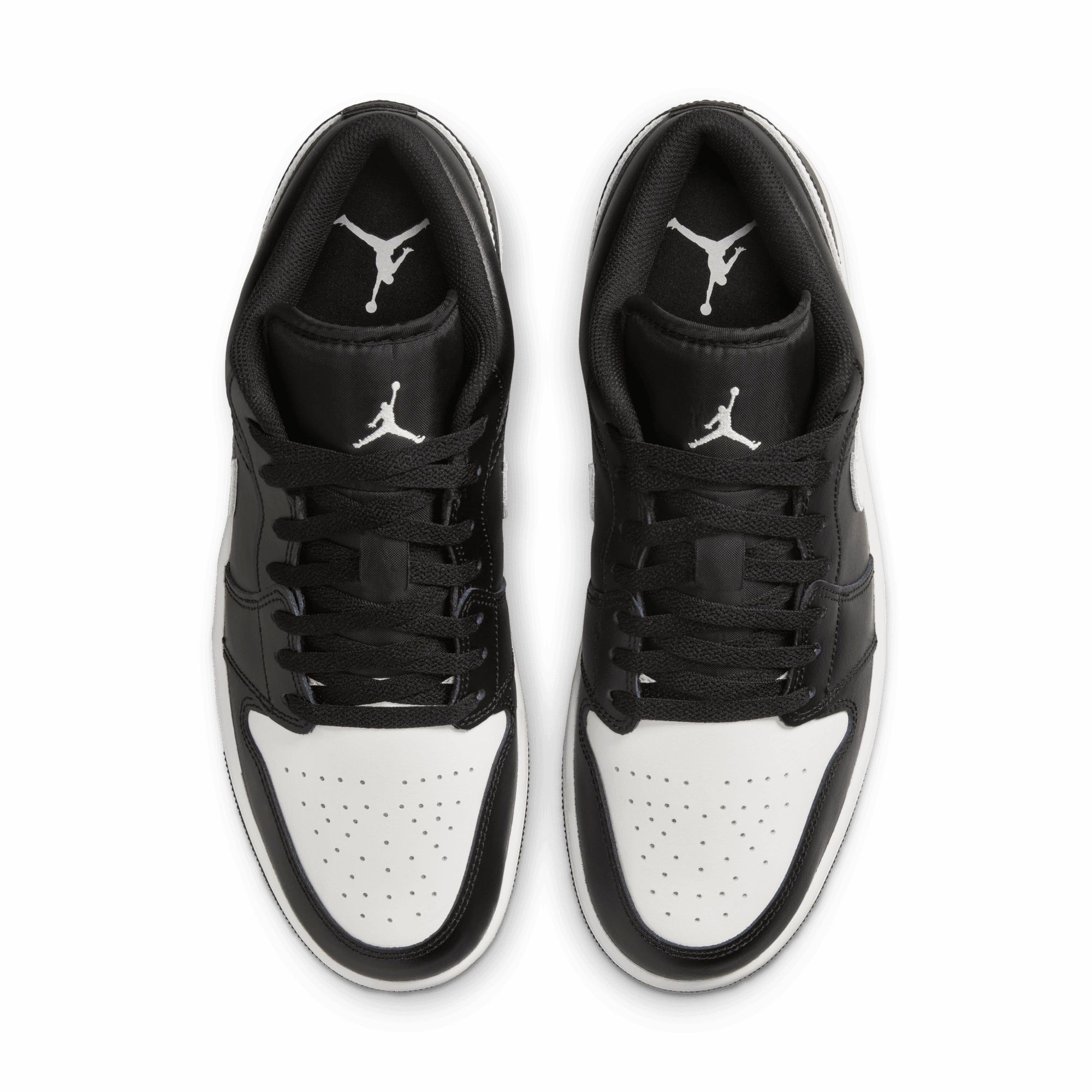 Comfortable Air Jordan 1 Low 'Black White'