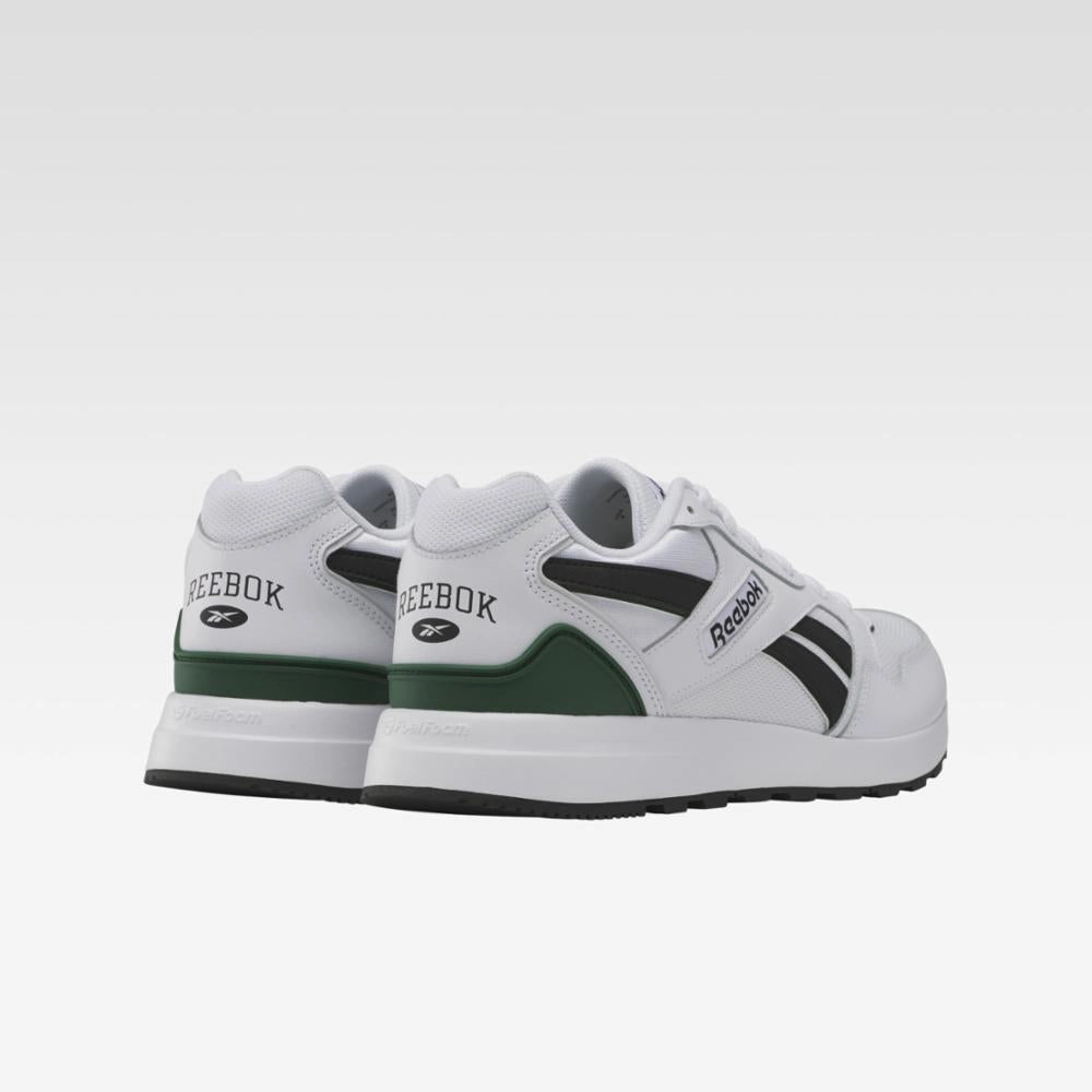 Comfortable Upper Reebok Footwear Men GL 1000 Shoes FTWWHT/CBLACK/DRKGRN