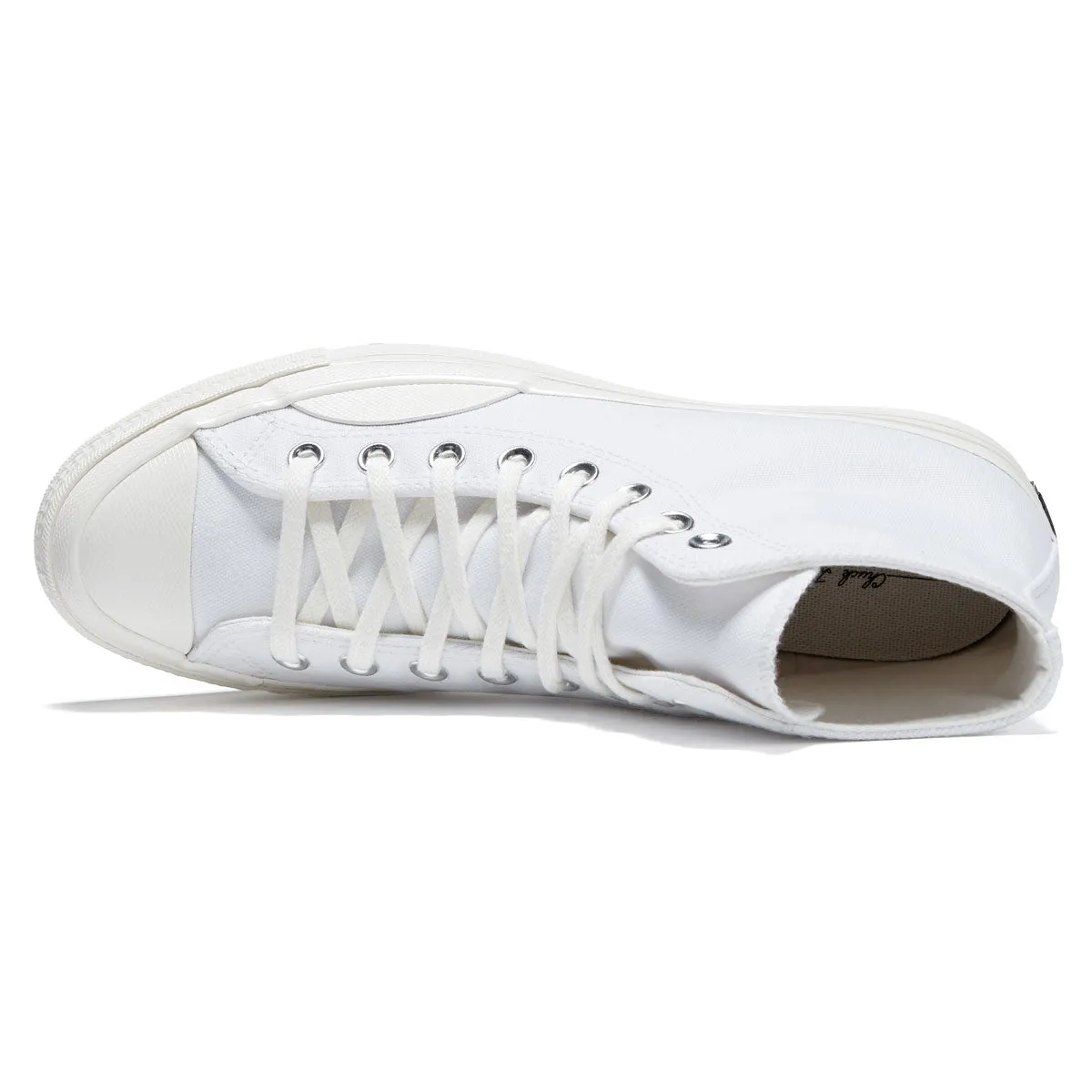 Converse Chuck 70 Hi Textured Shoes - White/Vintage White/Egret Urban Jump